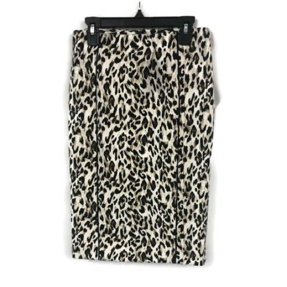 WHBM LEOPARD PENCIL SKIRT‎ 00